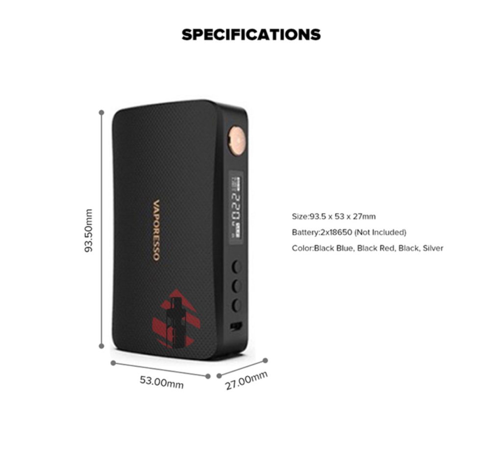 ماد ویپرسو جن اس VAPORESSO GEN S MOD |ویپ داریم