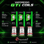خرید کویل های ویپرسو جی تی آی VAPORESSO GTi COILS |ویپ داریم