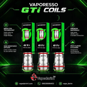 خرید کویل های ویپرسو جی تی آی VAPORESSO GTi COILS |ویپ داریم