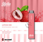 پاد یکبار مصرف لیچی یخ هلو پاف HELLO PUFF |ویپ داریم