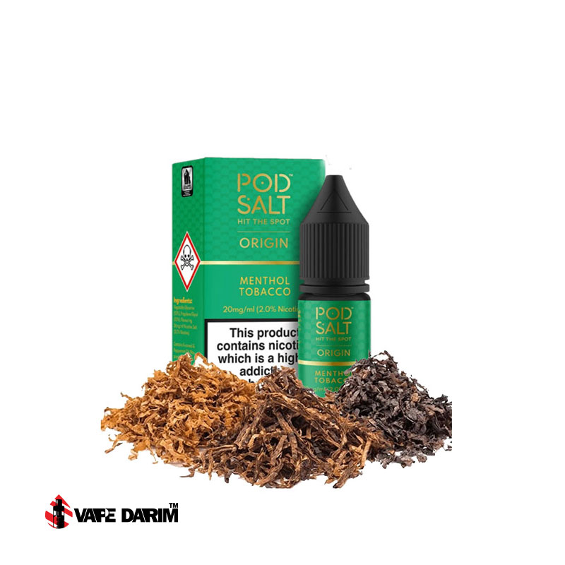 سالت نیکوتین تنباکو نعنا پاد سالت Pod Salt MENTHOL Tobacco 30 ML |ویپ داریم سالت نیکوتین تنباکو نعنا پاد سالت Pod Salt MENTHOL Tobacco 30 ML |ویپ داریم