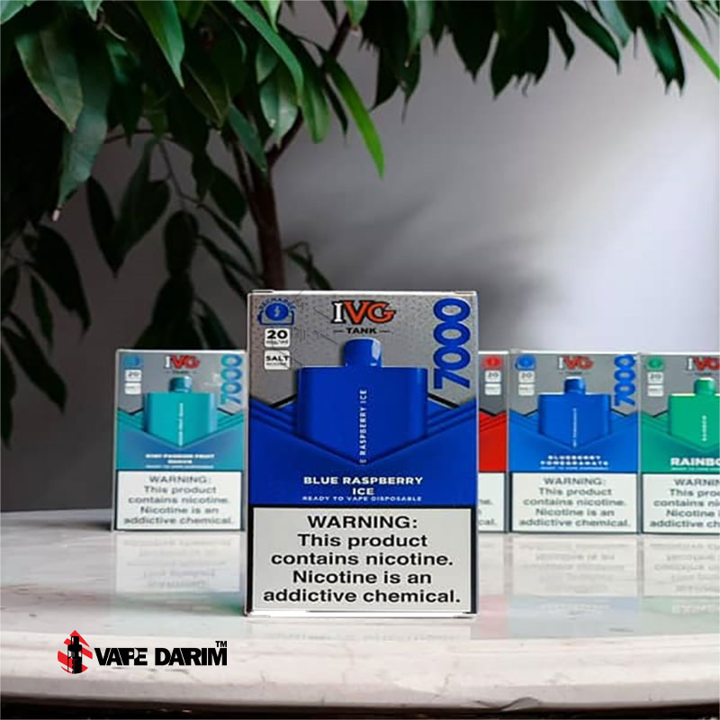 پاد یکبار مصرف بلو رزبری یخ آی وی جی IVG Disposable Blue Raspberry |ویپ داریم پاد یکبار مصرف بلو رزبری یخ آی وی جی IVG Disposable Blue Raspberry |ویپ داریم