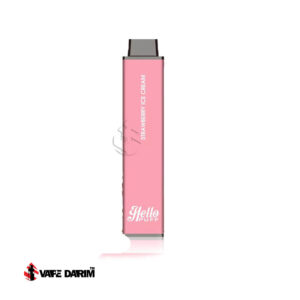 پاد یکبار مصرف بستنی توت فرنگی هلو پاف HELLO PUFF 5500 PUFF - Image 2