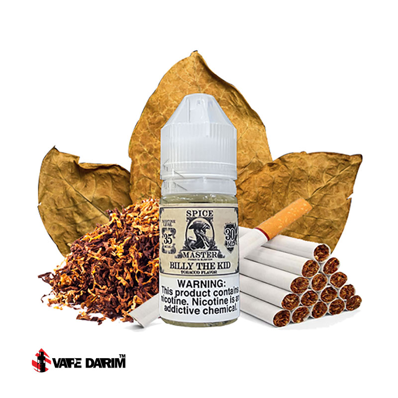 سالت اسپایس مستر سیگار |SPICE MASTER BILLY THE KID 30ML |ویپ داریم سالت اسپایس مستر سیگار |SPICE MASTER BILLY THE KID 30ML |ویپ داریم