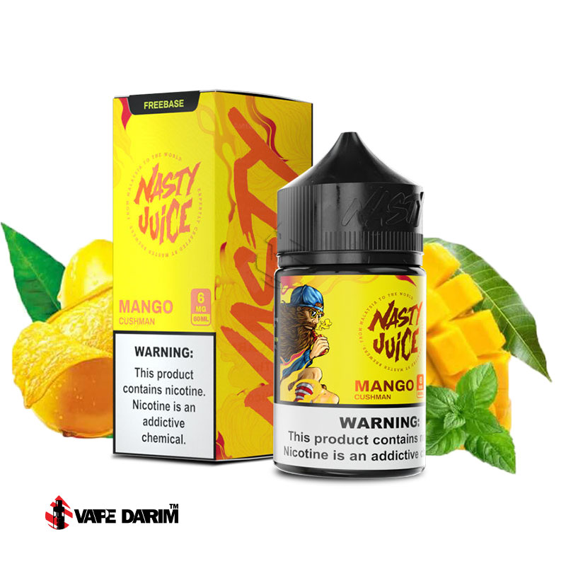 جویس-نستی-انبه-کاشمن |ویپ داریم جویس انبه نستی |NASTY CUSHMAN MANGO 60ML|ویپ داریم