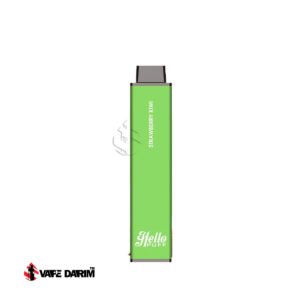 پاد یکبار مصرف توت فرنگی کیوی هلو پاف HELLO PUFF  5500 PUFF - Image 2