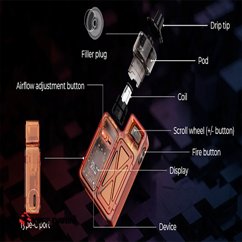 ویپ پاد کرون ام یوول UWELL CROWN M | ویپ داریم