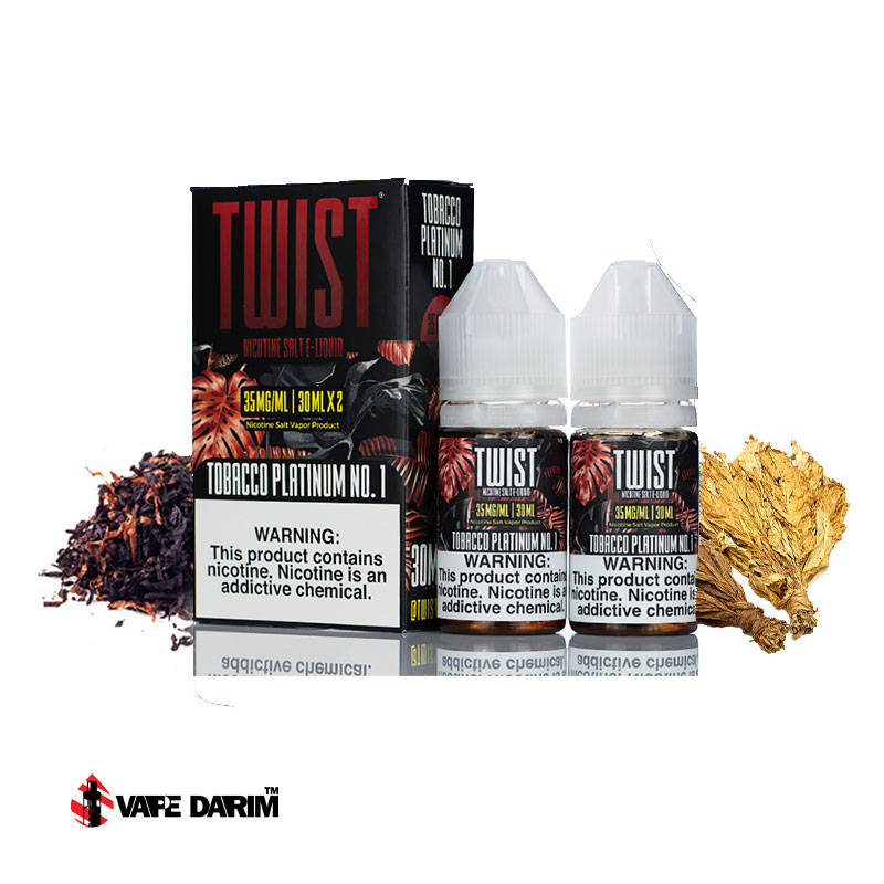 سالت تویست تنباکو شیرین TWIST TOBACCO PLATINUM 30ML |ویپ داریم سالت تویست تنباکو شیرین TWIST TOBACCO PLATINUM 30ML |ویپ داریم