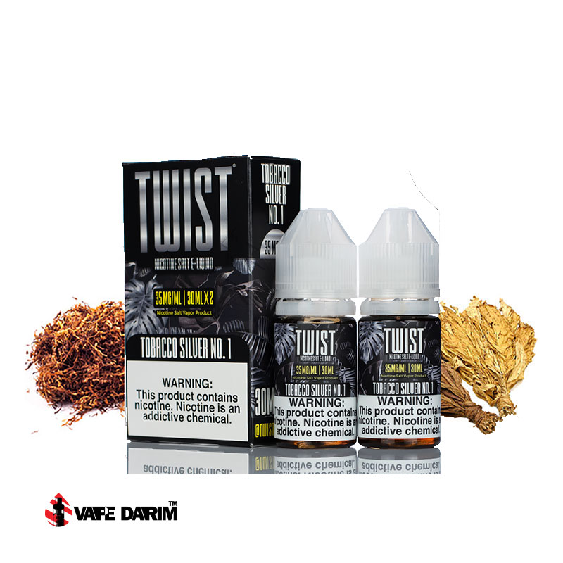 سالت تویست تنباکو سبک TWIST TOBACCO SILVER 30ML |ویپ داریم سالت تویست تنباکو سبک TWIST TOBACCO SILVER 30ML |ویپ داریم