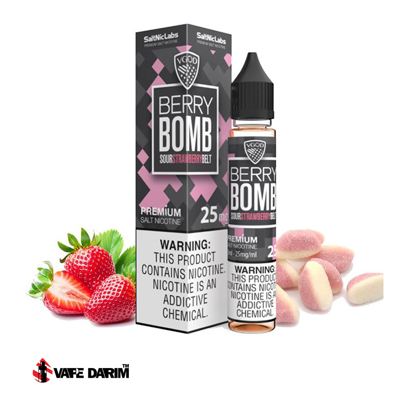 سالت ویگاد بمب توت فرنگی VGOD BERRY BOMB SALT 30ML |ویپ داریم سالت ویگاد بمب توت فرنگی VGOD BERRY BOMB SALT 30ML |ویپ داریم