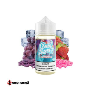 جویس انگور توت فرنگی یخ کلود نوردز Cloud Nurdz Grape Strawberry ICE 100ML |ویپ داریم