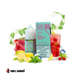 سالت نیکوتین موهیتو تمشک پاد سالت Pod Salt Fresh Raspberry Mojito 30 ML |ویپ داریم