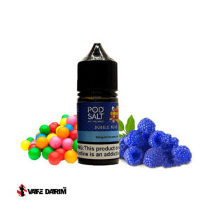 سالت نیکوتین آدامس بادکنکی بلو رازبری پادسالت Pod Salt BUBLLE BLUE 30 ML| ویپ داریم