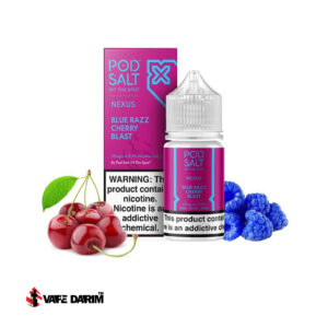 سالت نیکوتین تمشک آبی گیلاس پاد سالت Pod Salt Blue Razz Cherry Blast 30 ML |ویپ داریم