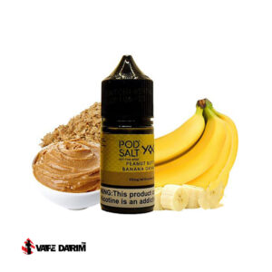 سالت نیکوتین گرانولای موز کره بادام زمینی پادسالت |Pod Salt PEANUT BUTTER BANANA GRANOLA 30ML |ویپ داریم
