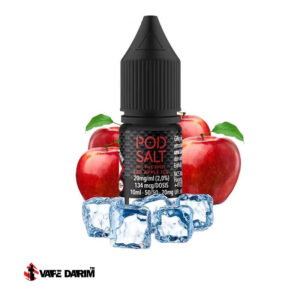 سالت نیکوتین سیب قرمز یخ پادسالت Pod Salt Red Apple Ice |ویپ داریم