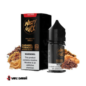 سالت تنباکو کارامل نستی |NASTY Caramel Tobacco 60ML |ویپ داریم