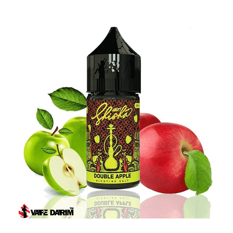 سالت-نیکوتین-دوسیب-نستی |ویپ داریم سالت دوسیب قلیان نستی |NASTY Double Apple Shisha 30ML |ویپ داریم