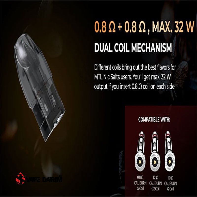 پاد سیستم کالیبرن اکسپلورر | Uwell Caliburn Explorer Pod System Kit