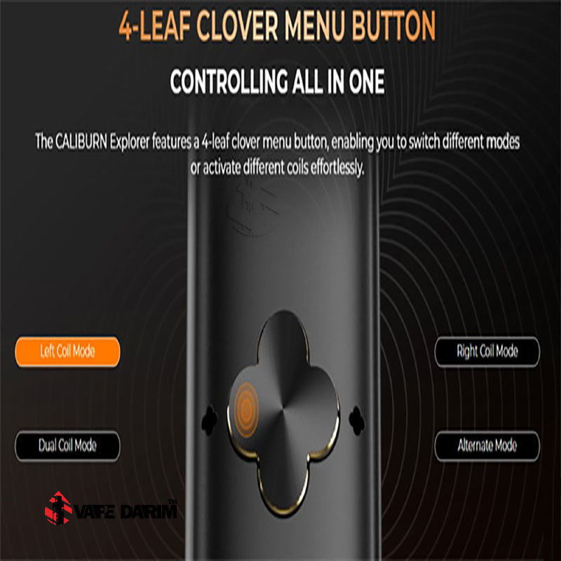 پاد سیستم کالیبرن اکسپلورر | Uwell Caliburn Explorer Pod System Kit |ویپ داریم