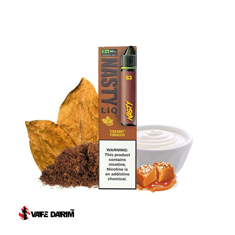 جویس-نستی-کرم-توباکو |ویپ داریم جویس خامه کارامل تنباکو نستی |Nasty liq creamy Tobacco |ویپ داریم