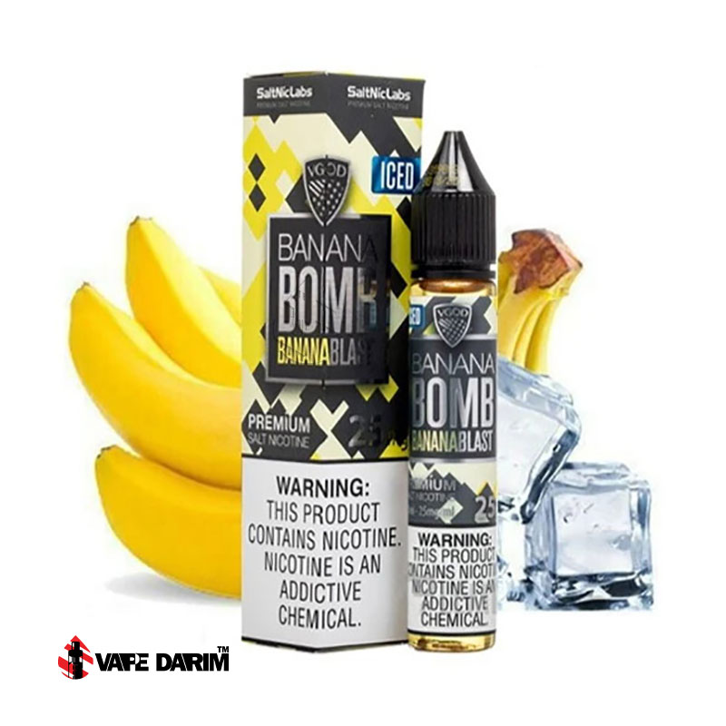 سالت-ویگاد-موز-یخ |ویپ داریم سالت ویگاد موز یخ VGOD Banana Ice SALT 30ML |ویپ داریم