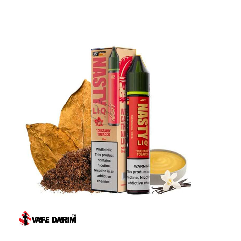 سالت-کاستارد-توباکو-نستی |ویپ داریم سالت کاستارد توباکو نستی |Nasty liq custard Tobacco |ویپ داریم
