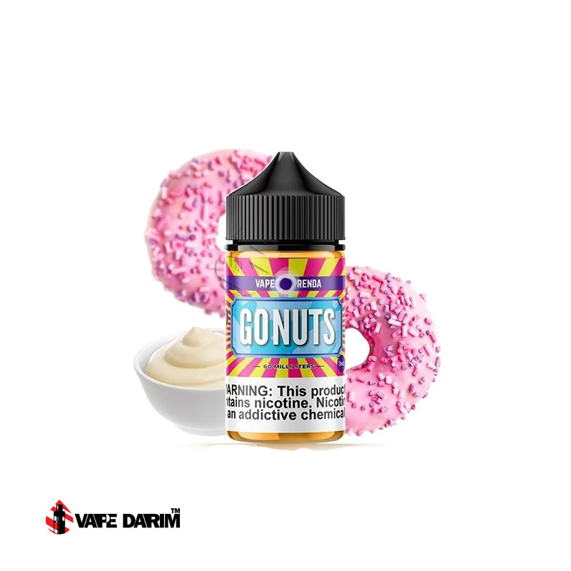 FIVE-PAWNS-JUICE-60-ML-GONUTS |ویپ داریم جویس دونات کارامل وانیل فایو پانز |FIVE PAWNS GO NUTS VAPE ORENDA |ویپ داریم