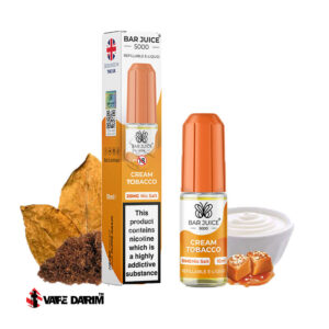 سالت تنباکو خامه بار جوس BAR JUICE 5000 CREAM TOBACCO 10ML |ویپ داریم