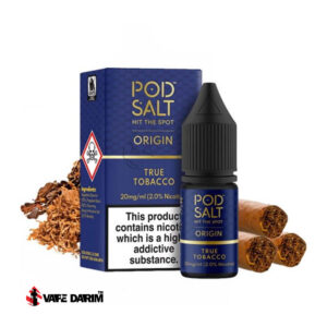 سالت نیکوتین تنباکو خالص پاد سالت Pod Salt True Tobacco10 ML |فروشگاه ویپ داریم