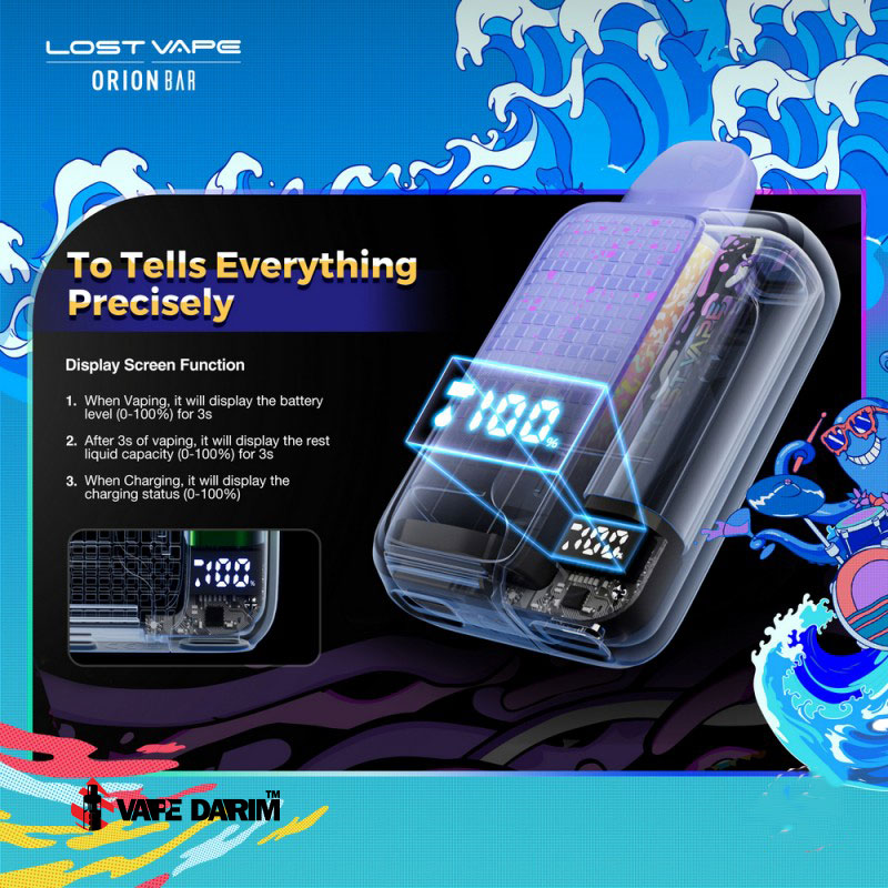 پاد اوریون بار لاست ویپ Orion Bar LOST VAPE 10K |ویپ داریم