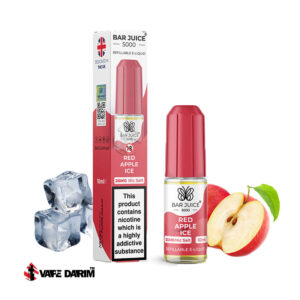 سالت سیب قرمز یخ بار جوس BAR JUICE 5000 RED APPLE ICE 10ML |ویپ داریم