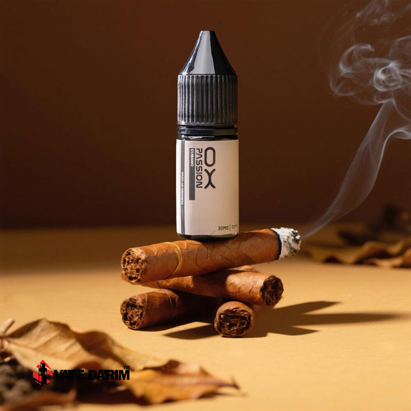 خرید سالت 10 میلی لیتر کوبانو اکسوا|ویپ داریم خرید سالت کوبانو اکسوا | OX Passion CUBANO 10ML|ویپ داریم
