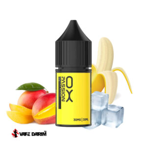 خرید سالت موز انبه یخ اکسوا | OX Passion Banana Mango Ice|ویپ داریم