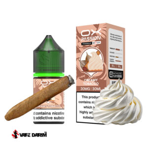 خریدسالت تنباکو خامه اکسوا | OX Passion Creamy Tobacco |ویپ داریم