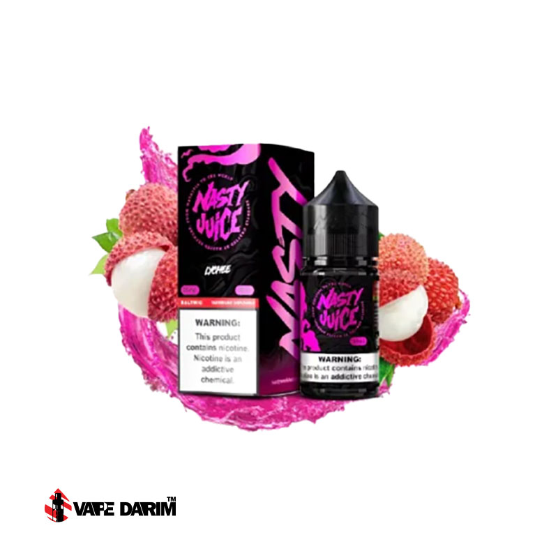 خرید سالت نیکوتین لیچی نستی |ویپ داریم خرید سالت لیچی نستی|NASTY LIQ Lychee 30ML |ویپ داریم