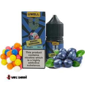 خرید سالت میکس بری آدامس یوول | Uwell Berries BubbleGum 30ML |ویپ داریم