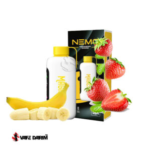 خرید پاد یکبار مصرف مجیک بار موز توت فرنگی Magic Bar NEMO Banana Strawberry 30K |ویپ داریم