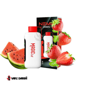 خرید پاد یکبار مصرف مجیک بار توت فرنگی همدوانه Magic Bar NEMO Strawmelon 30K |ویپ داریم