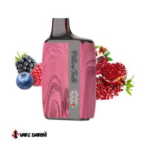 خرید پاد یکبار مصرف پیلو تاک انار بری نعنا |8500 Pillow Talk Pomegrnate Berry Mint |ویپ داریم