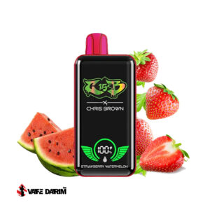 خرید پاد یکبار مصرف توت فرنگی هندوانه کریس برون |Chris Brown Strawberry Watermelon 15K |ویپ داریم