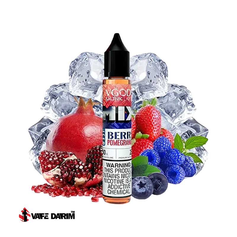 خرید-سالت-ویگاد---میکس-بری-انار-یخ |ویپ داریم خرید سالت ویگاد بری انار یخ VGOD Mix Berry Pomegranate Ice SALT 30ML |ویپ داریم